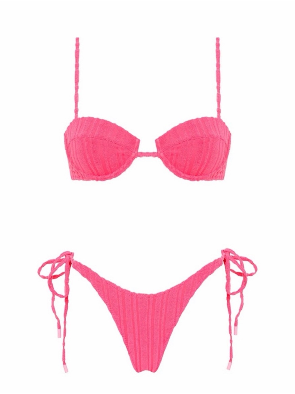 Triangl Mala Rosys pink bikini set size Small